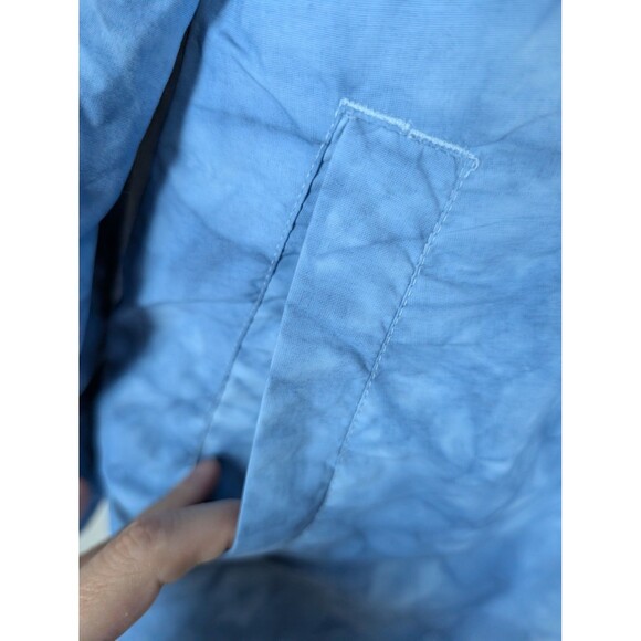 Teenage Bored Jacket Mens Large Blue Tie Dye Nylon - Picture 6 of 8